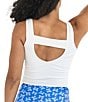 Janela Bay Ribbed Sport Bra Cropped Swim Top - Image 2