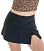 Janela Bay Solid Pull-On Swim Skort - Image 1