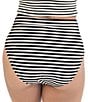 Janela Bay Stripe High Waist Pull-On Swim Bottom - Image 2
