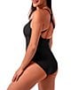 Jantzen Paris Solid Ring V-Neck Tummy Control One Piece Swimsuit - Image 5