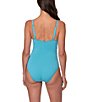 Jantzen Patty Solid V-Neck Tummy Control Surplice One Piece Swimsuit - Image 5