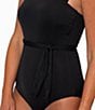 Jantzen Solid Ivana Square Neck One Piece Swimsuit - Image 4