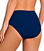 Jantzen Solid Louise V-Neck Underwire Shirred Tankini Swim Top & Solid Core Tummy Control High Waist Swim Bottom - Image 4