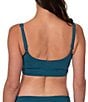 Jantzen Solid Split V-Neck Underwire Midkini Swim Top & Solid Convertible Hipster Swim Bottom - Image 5