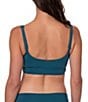 Jantzen Solid Split V-Neck Underwire Midkini Swim Top - Image 2
