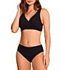 Jantzen Solid Surplice Neck Underwire Bralette Swim Top - Image 6