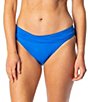 Jantzen Solid Surplice Underwire Bralette Swim Top & Stitch Foldover Hipster Swim Bottom - Image 5