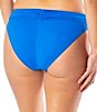Jantzen Solid Surplice Underwire Bralette Swim Top & Stitch Foldover Hipster Swim Bottom - Image 3
