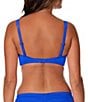 Jantzen Solid Surplice Underwire Bralette Swim Top & Stitch Foldover Hipster Swim Bottom - Image 4