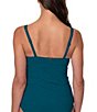 Jantzen Solid V-Neck Underwire Tankini Swim Top - Image 2