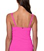 Jantzen Solid V-Neck Underwire Tankini Swim Top - Image 2