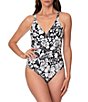 Jantzen The Heritage Gina Underwire Tummy Control Surplice One Piece Swimsuit - Image 1