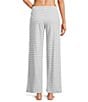 Jasmine & Ginger Brushed Knit Elastic Waist Coordinating Sleep Pants - Image 2