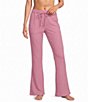 Jasmine & Ginger Brushed Waffle Knit Long Sleep Pants - Image 4