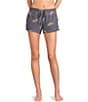 Jasmine & Ginger Cheetah Print Drawstring Coordinating Knit Sleep Shorts - Image 1
