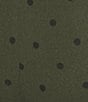Jasmine & Ginger Dot Print Brushed Knit Elastic Waist Coordinating Sleep Jogger, Color:Olive Dot - Image 4