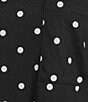 Jasmine & Ginger Dots Print Brushed Knit Long Sleeve Coordinating Sleep Top - Image 4