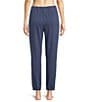 Jasmine & Ginger French Terry Elastic Waist Drawstring Coordinating Lounge Joggers, Color:Dark Denim - Image 2