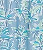 Jasmine & Ginger Plus Size Sleeveless Scoop Neck Woven Abstract Palms Chemise, Color:Abstract Palms - Image 3