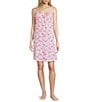 Jasmine & Ginger Sleeveless Scoop Neck Woven Flamingo Print Chemise - Image 1