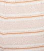 Jasmine & Ginger Striped Print Drawstring Coordinating Knit Sleep Shorts - Image 4