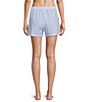 Jasmine & Ginger Striped Seersucker Coordinating Sleep Shorts - Image 2