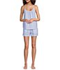 Jasmine & Ginger Striped Seersucker Coordinating Sleep Shorts - Image 3