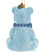 Jay Strongwater Baby's First Christmas Teddy Blue Glass Ornament - Image 2