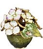 Jay Strongwater Carla Hydrangea Meadow Small Covered Trinket Box - Image 1