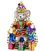 Jay Strongwater Holiday Collection Mouse King Glass Ornament - Image 1
