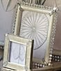 Jay Strongwater Leland Pave Corner Crystal Pearl Square Picture Frame, 2-inch, Color:Crystal Pearl - Image 4