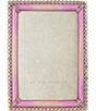 Jay Strongwater Lorraine Stone Edge Jeweled Picture Frame, 4#double; x 6#double;, Color:Rose - Image 1