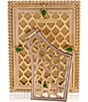 Jay Strongwater Lorraine Stone Edge Jeweled Picture Frame, 4#double; x 6#double;, Color:Flora - Image 2