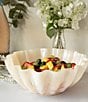 Jeanne Fitz Resin Collection Scalloped Bowl, Color:Cream - Image 2