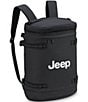 Jeep Cylindrical Laptop Backpack, Color:Black - Image 4