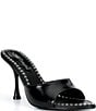 Jeffrey Campbell Agent-ST Leather Studded Footbed Dress Slide Sandals - Image 1
