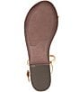 Color:Bronze - Image 6 - Atlantica Leather Ankle Wrap Sandals