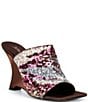 Jeffrey Campbell Aura Sequin Satin Embellished Wedge Slide Sandals - Image 1