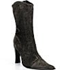 Jeffrey Campbell Be-Bold 2 Denim Mid Calf Boots - Image 1