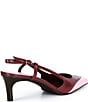 Jeffrey Campbell Booshky Leather Slingback Kitten Heel Pumps - Image 2