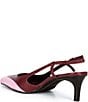 Jeffrey Campbell Booshky Leather Slingback Kitten Heel Pumps - Image 3