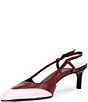 Jeffrey Campbell Booshky Leather Slingback Kitten Heel Pumps - Image 4