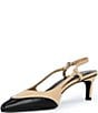 Jeffrey Campbell Booshky Leather Slingback Kitten Heel Pumps - Image 4