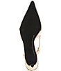 Jeffrey Campbell Booshky Leather Slingback Kitten Heel Pumps - Image 6