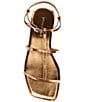 Color:Bronze Metallic - Image 5 - Corinth Metallic Leather Gladiator Sandals