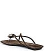 Jeffrey Campbell Cosmos Suede Stone Thong Flat Sandals - Image 3