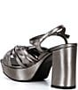 Jeffrey Campbell Dalida Metallic Leather Block Heel Platform Sandals - Image 4