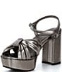 Jeffrey Campbell Dalida Metallic Leather Block Heel Platform Sandals - Image 6