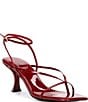 Color:Cherry Red Patent - Image 1 - Flux Strappy Patent Leather Thong Sandals