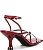 Color:Cherry Red Patent - Image 2 - Flux Strappy Patent Leather Thong Sandals